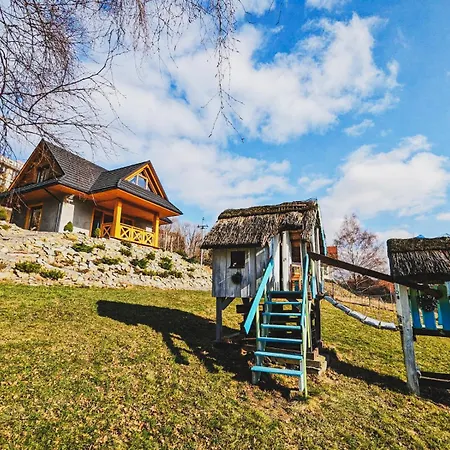 シャレー Beskidzka Kepa - Z Balia I Pieknym Widokiem Na Gory *